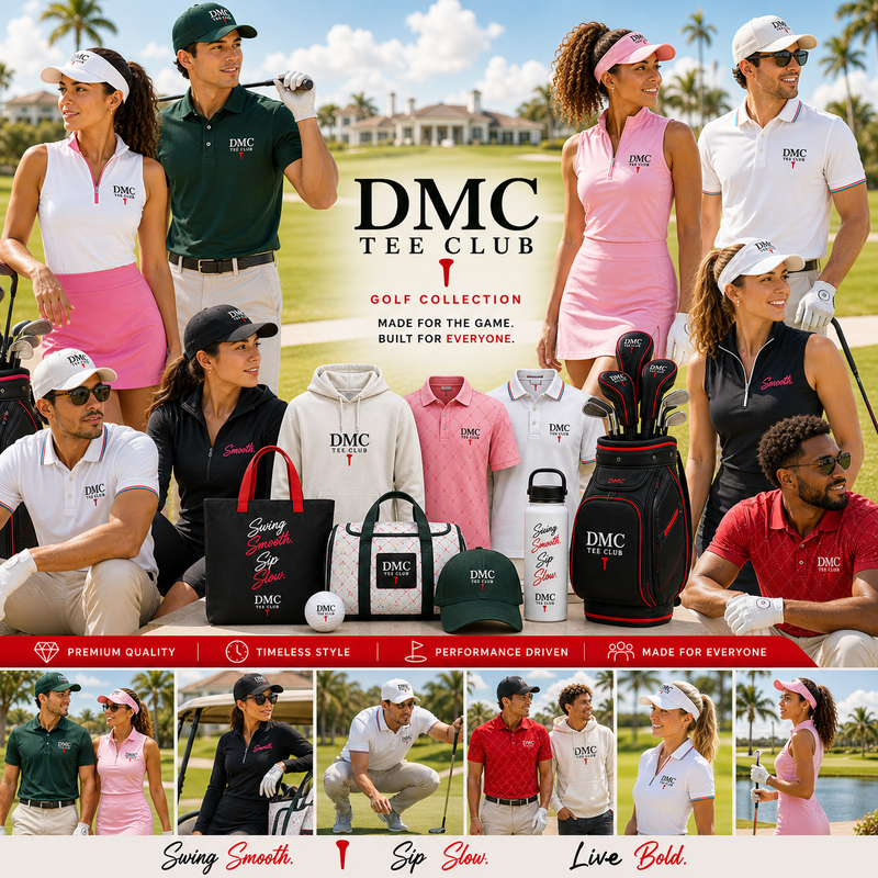 DMC TEE Golf Apparel & Accessories