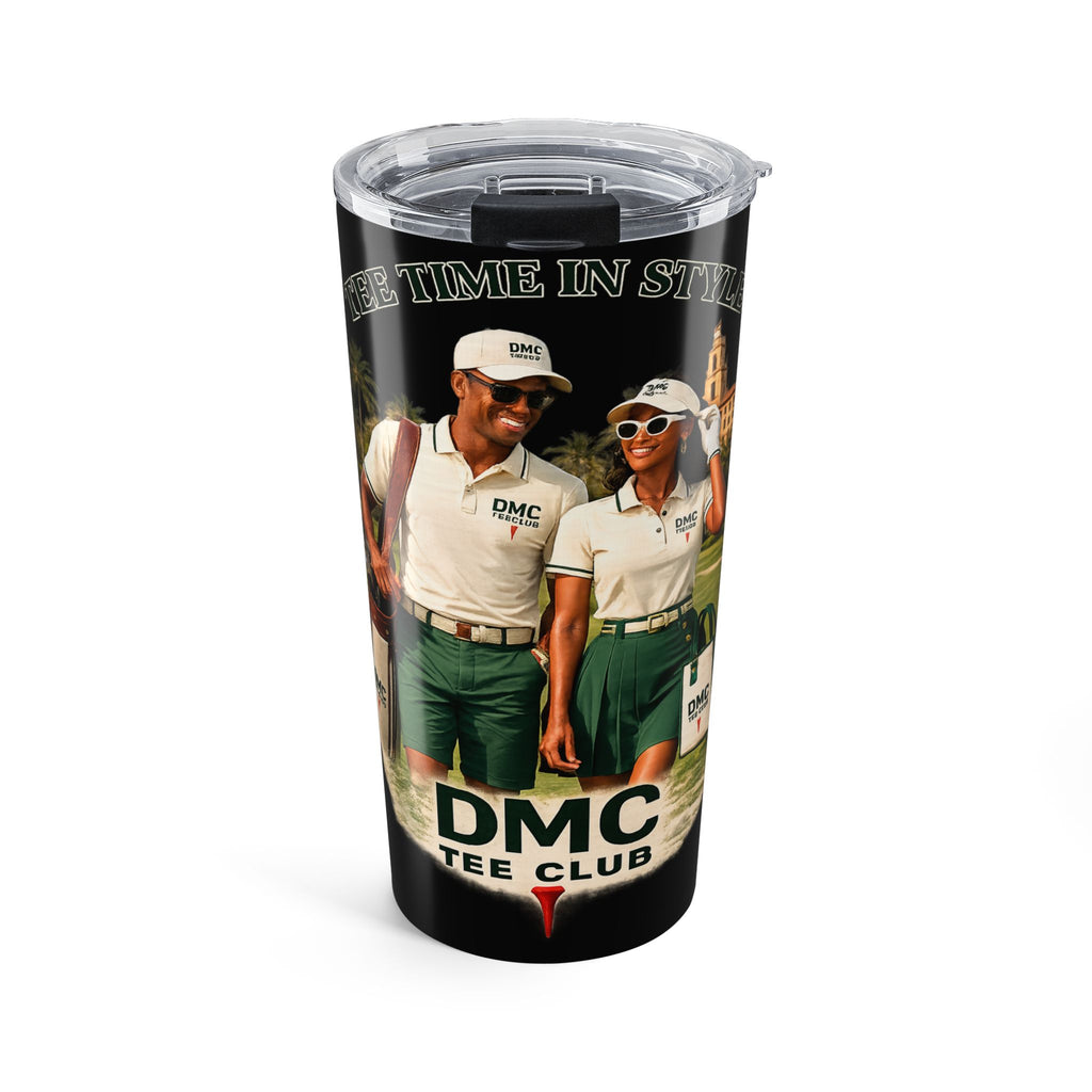 DMC Tee Club 20oz Golf Tumbler – Retro Couple Vintage Golfing Design