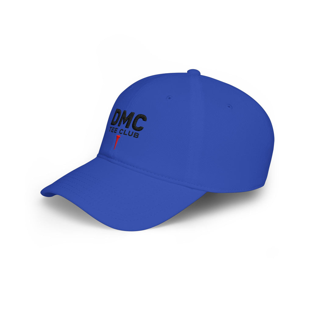 DMC Tee Club Embroidered Baseball Cap — Low Profile Red Hat