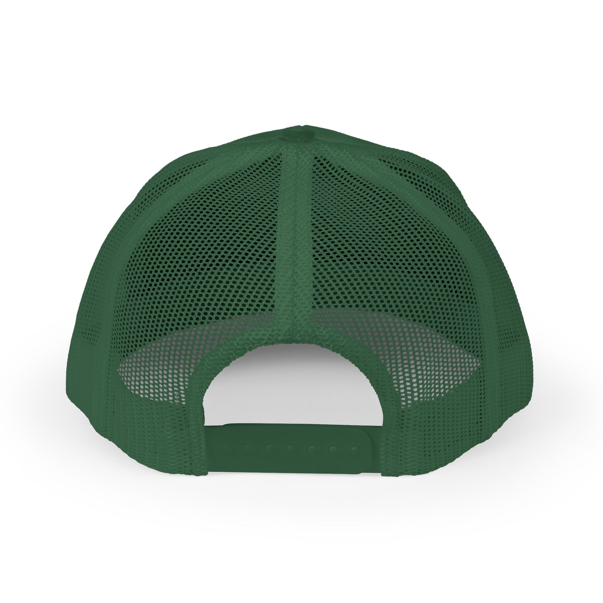DMC Embroidered Trucker Cap - Retro Logo Snapback Hat