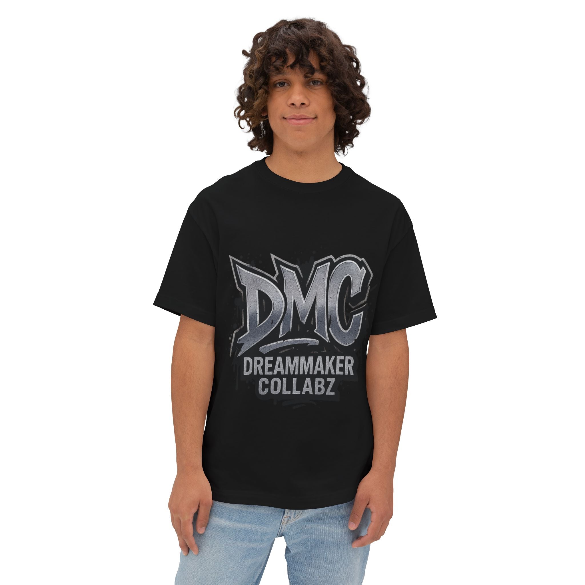 DMC Dreammaker Oversized Tee, Unisex Boxy Tee, Casual Graphic Shirt, Streetwear Fashion, Perfect Gift for Creatives