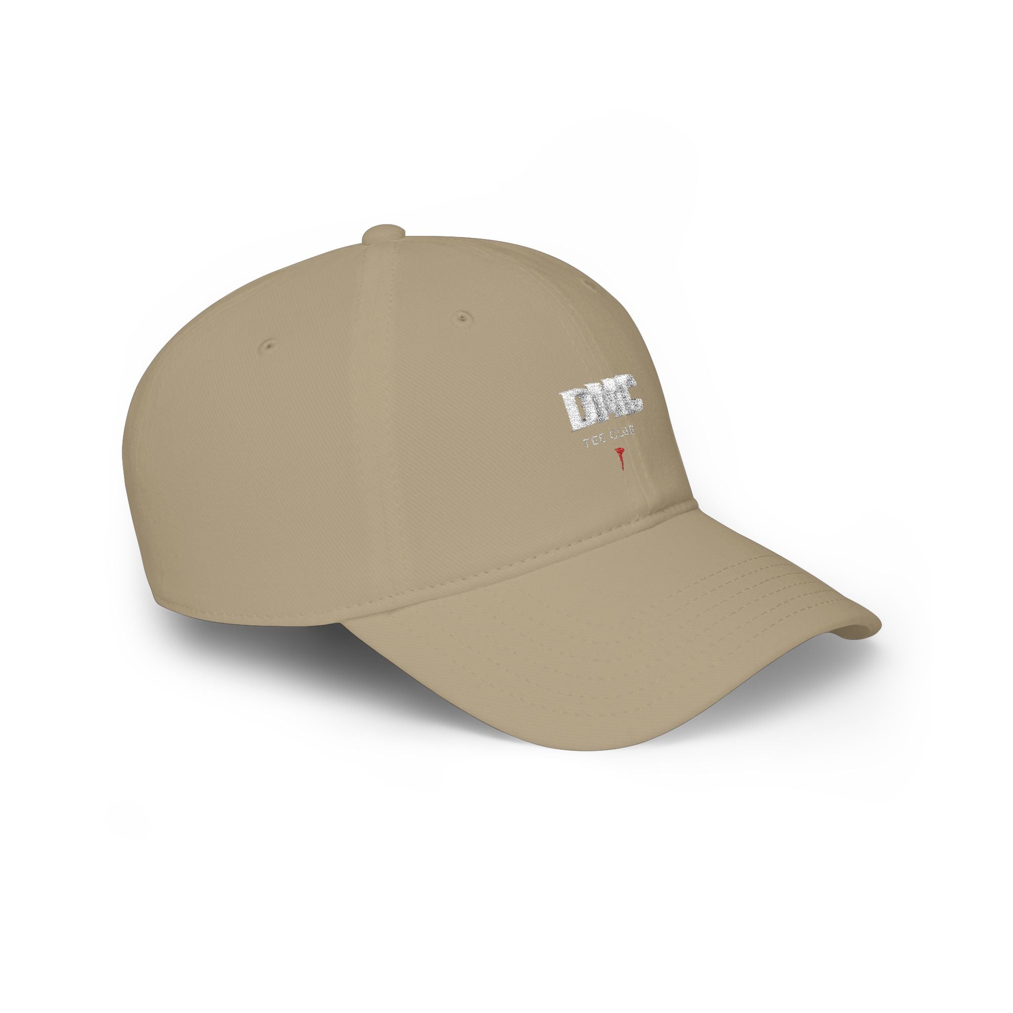 DMC Tee Club Low Profile Baseball Cap – Minimalist Embroidered Logo Hat