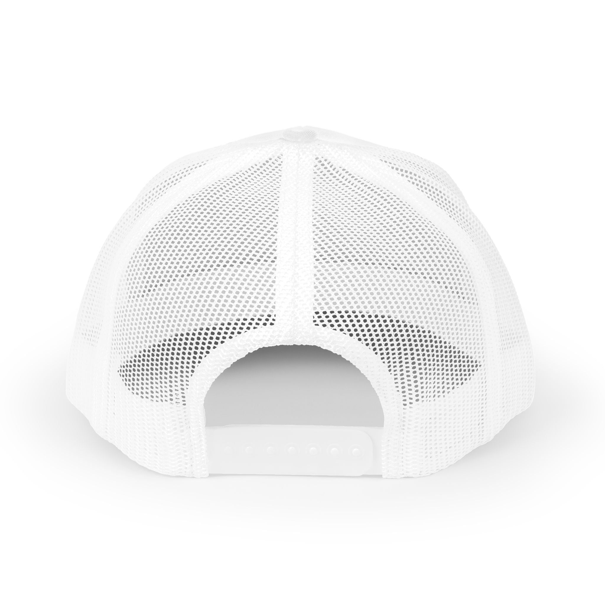 DMC Embroidered Trucker Cap - Retro Logo Snapback Hat
