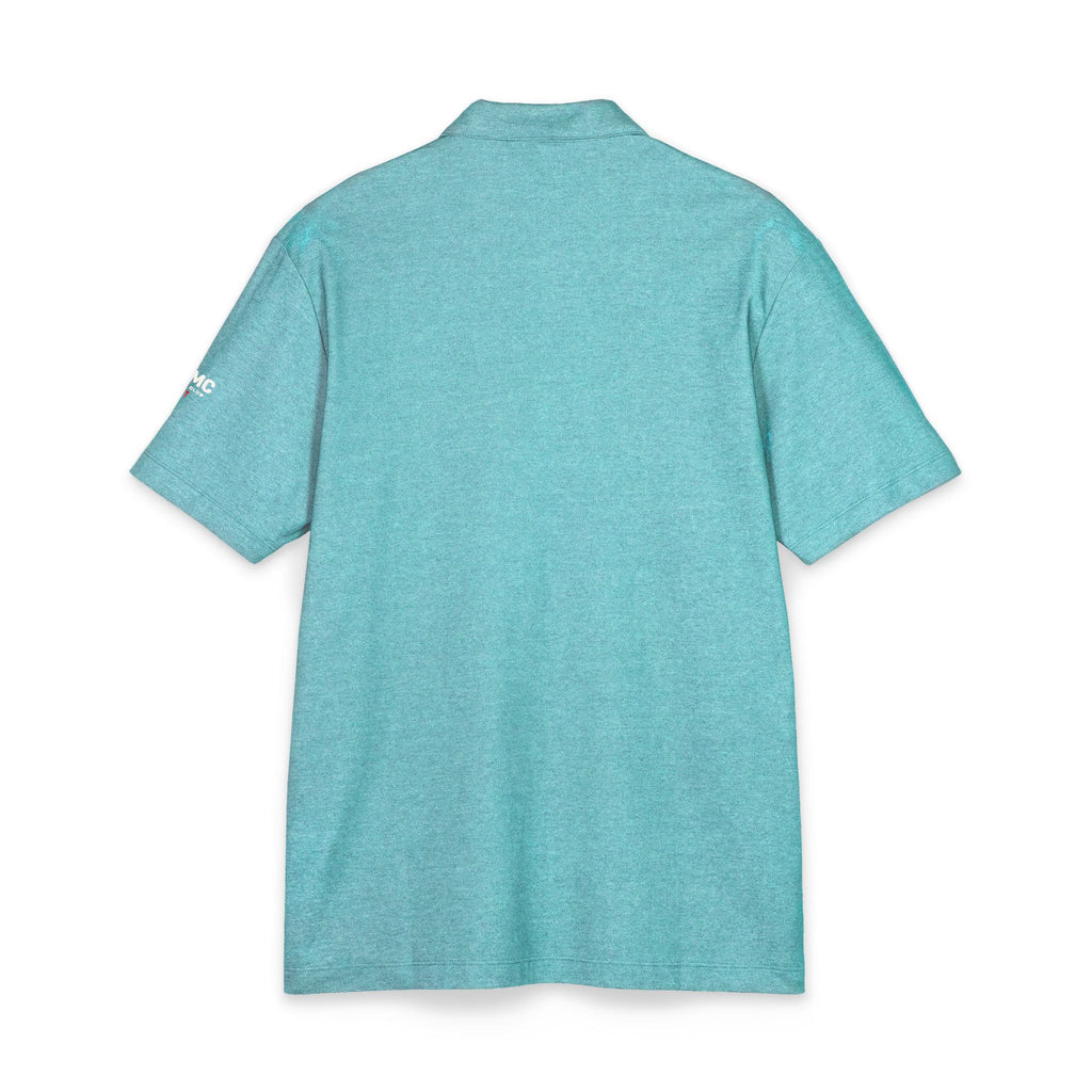 DMC Tee Club Men's Teal Casual Golf & Resort Polo