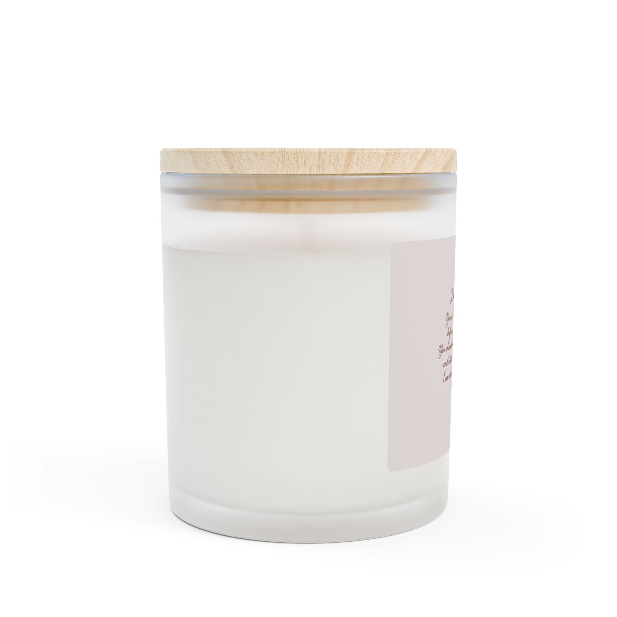 Dear Mama Scented Candle — 11oz Frosted Glass Mother's Day Gift