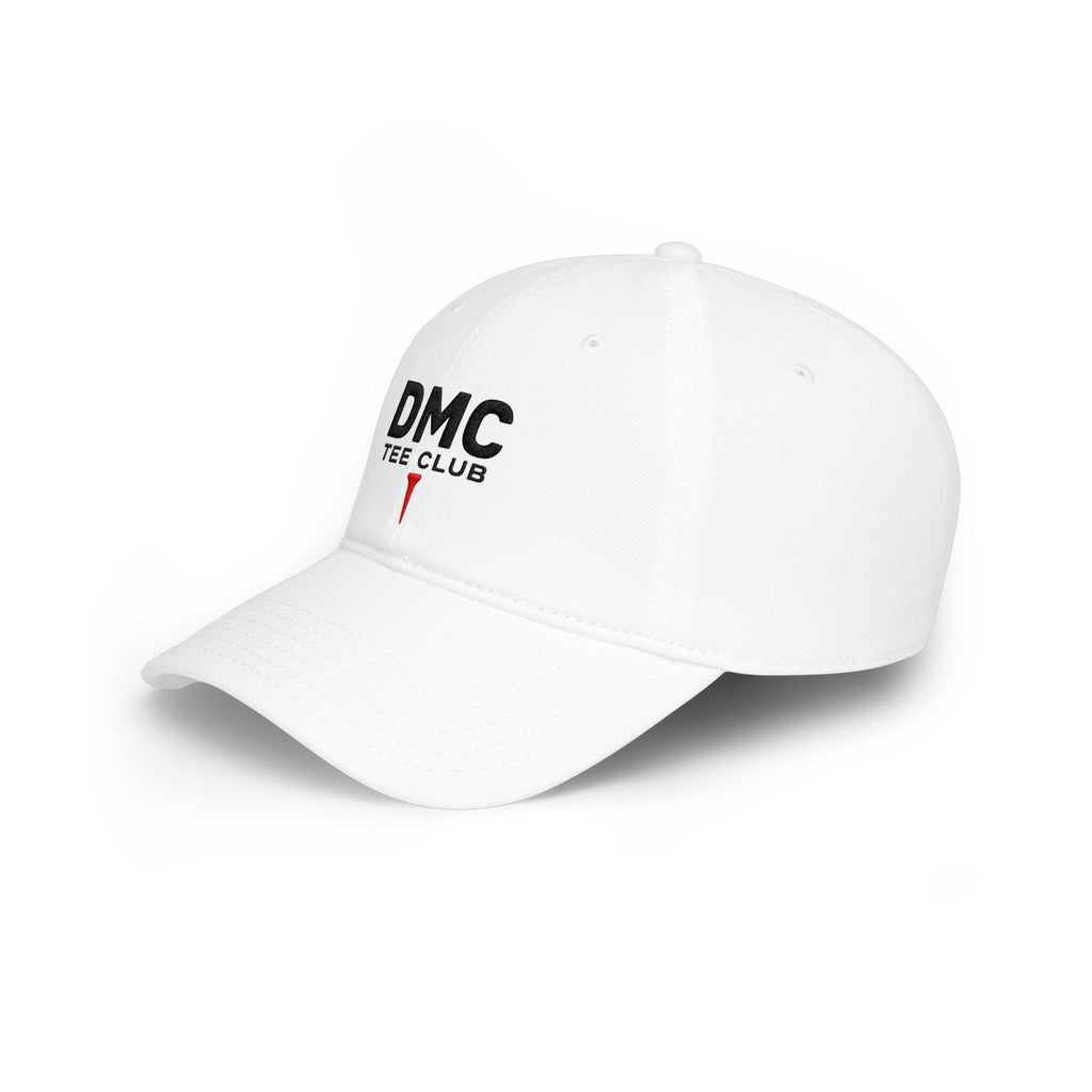 DMC Tee Club Embroidered Baseball Cap — Low Profile Red Hat