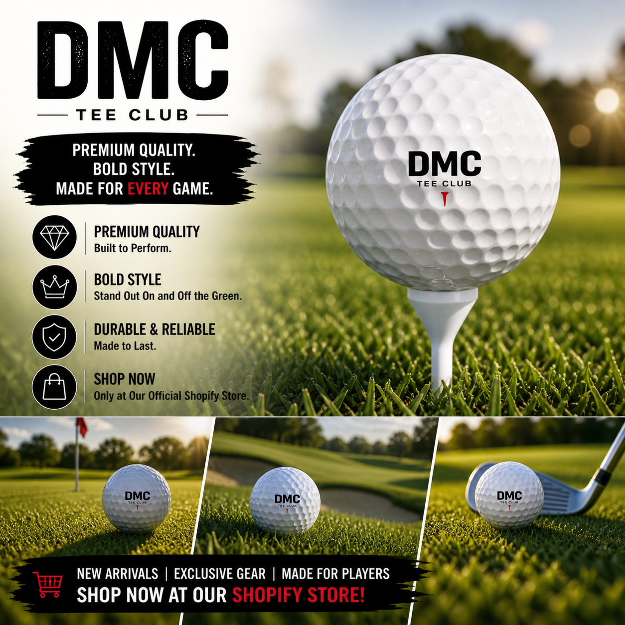 Golf Balls, 6pcs
