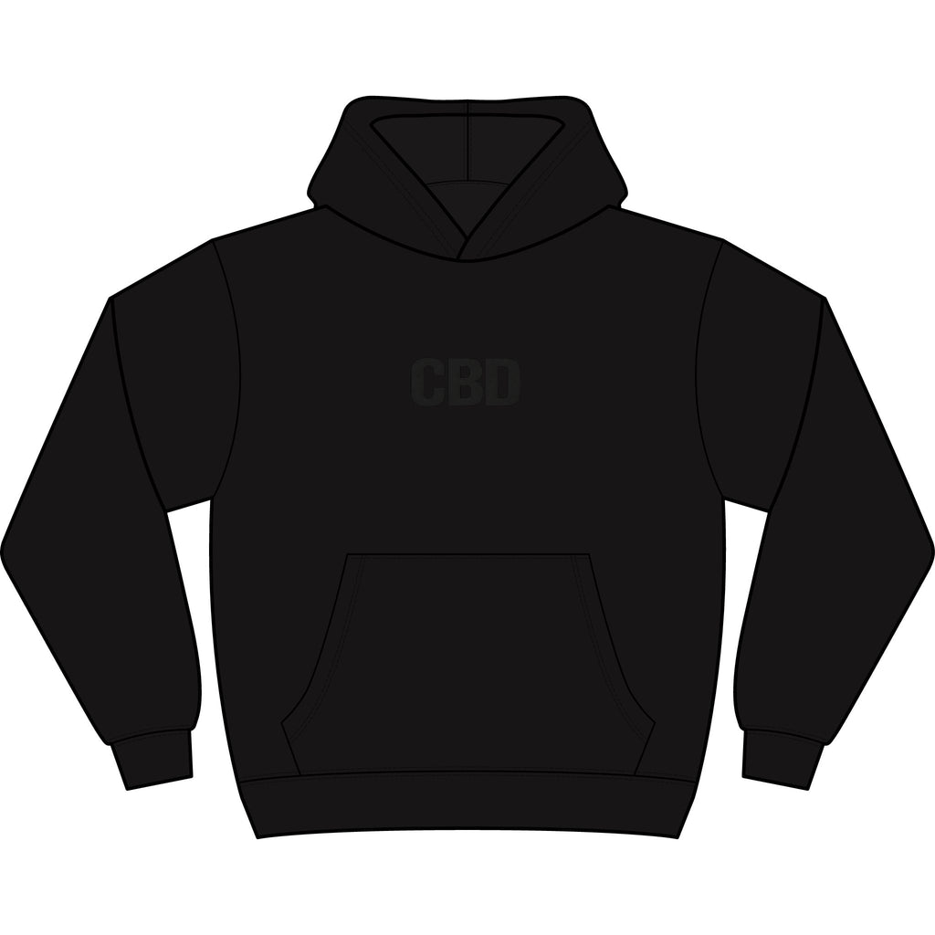 CBD Box Hoodie — Minimalist Men's CBD Logo Hoodie