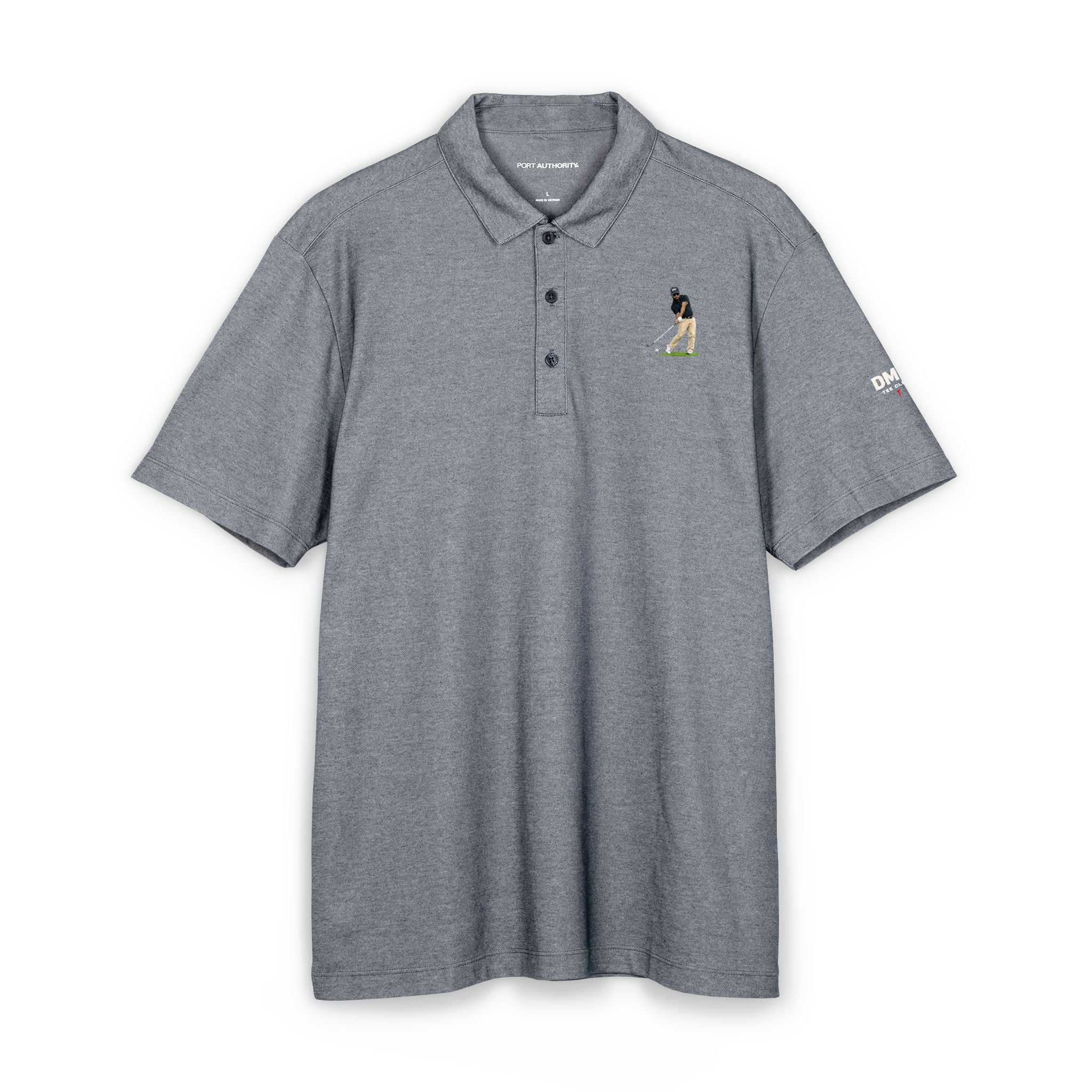 DMC Tee Club Men's Teal Casual Golf & Resort Polo