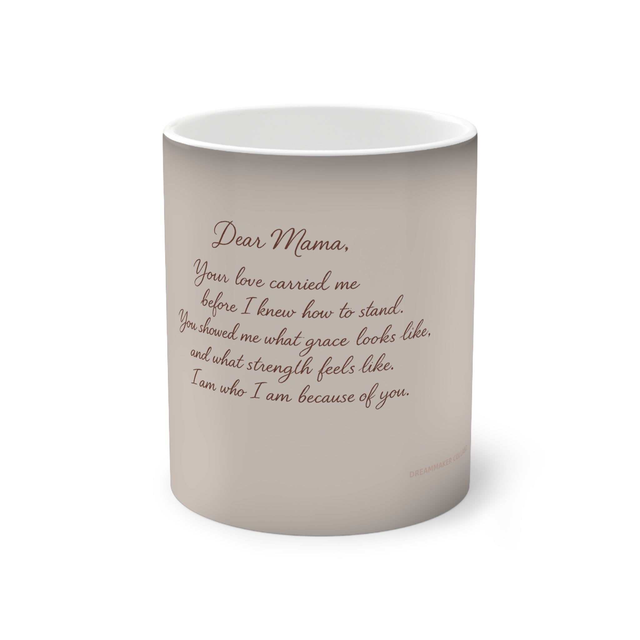Dear Mama Color-Changing 11oz Mug — Sentimental Mother’s Day Gift