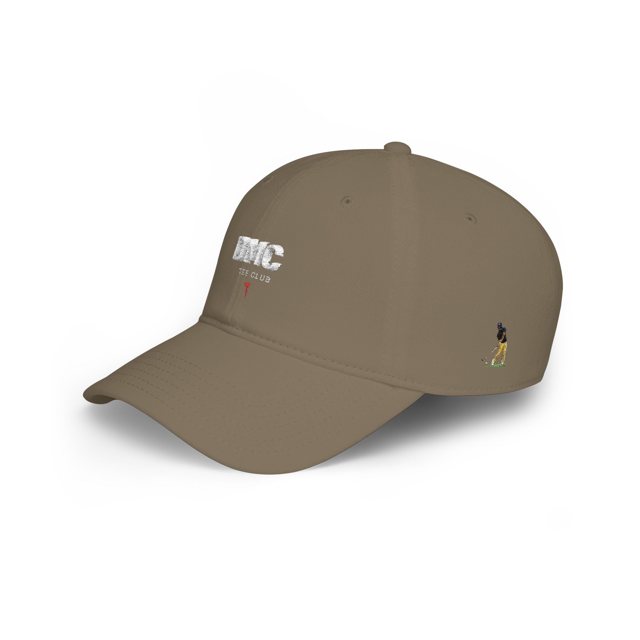 DMC Tee Club Low Profile Baseball Cap – Minimalist Embroidered Logo Hat