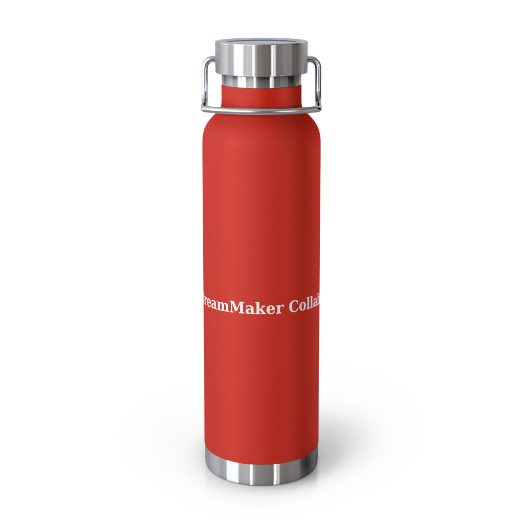 Insulated 22oz Copper Water Bottle – DreamMaker Collection (Red, Black, Grey and Navy Available)