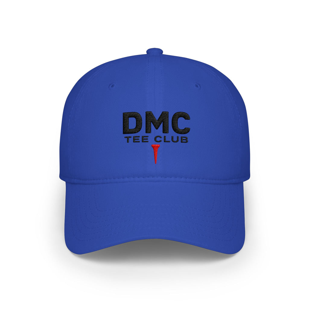 DMC Tee Club Embroidered Baseball Cap — Low Profile Red Hat