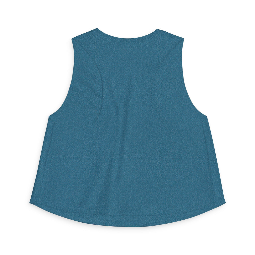 Women's Crop Top — Retro 'Drop It Low' Dance Graphic Tank