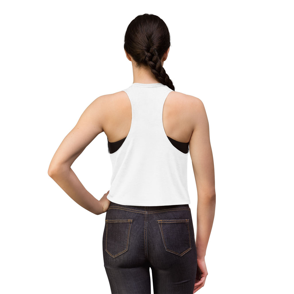 Women's Crop Top — Retro 'Drop It Low' Dance Graphic Tank