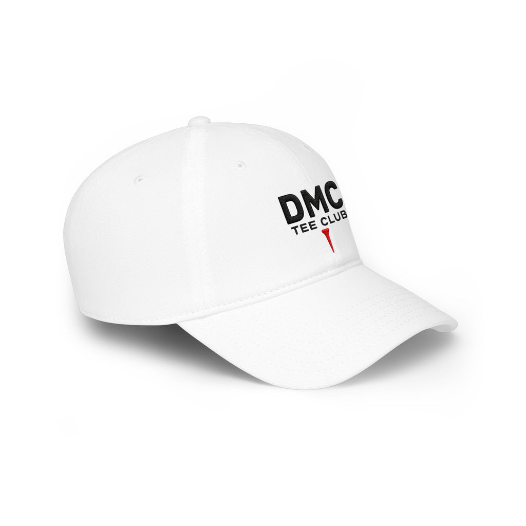 DMC Tee Club Embroidered Baseball Cap — Low Profile Red Hat