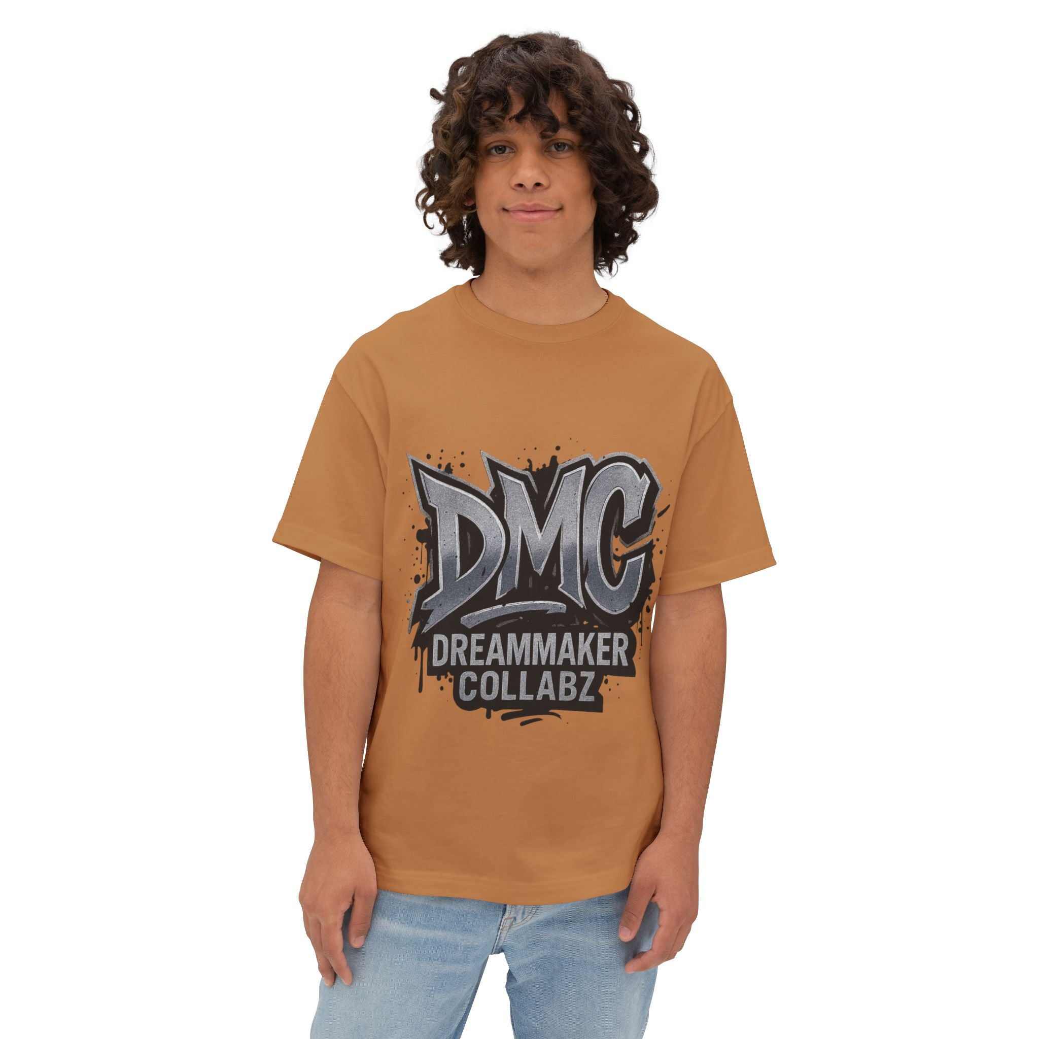 DMC Dreammaker Oversized Tee, Unisex Boxy Tee, Casual Graphic Shirt, Streetwear Fashion, Perfect Gift for Creatives