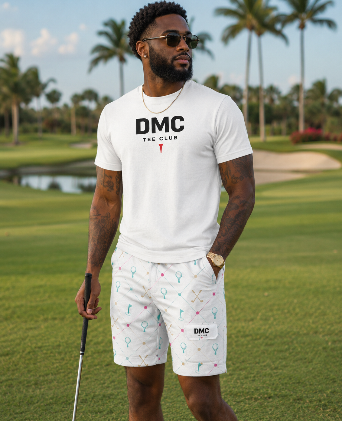 DMC Tee Club Men's Knee Length Shorts